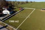 Prodej slunného stavebního pozemku, 1500 m2, Radonice u Divišova, okres Benešov