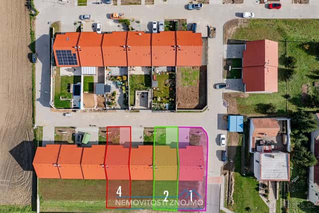 Prodej posledního rodinného domu 3+kk, novostavba, Znojmo-Ka, okres Znojmo