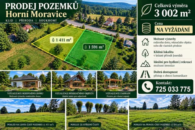 Prodej pozemku, okres Bruntál