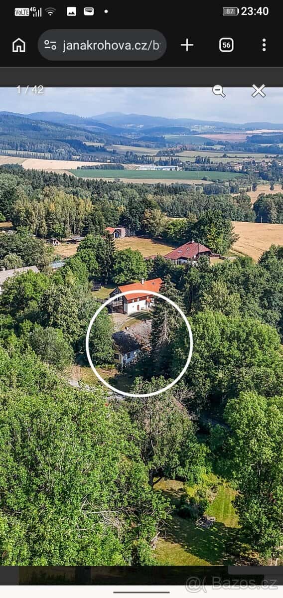 Velký pozemek s domem, okres Domažlice