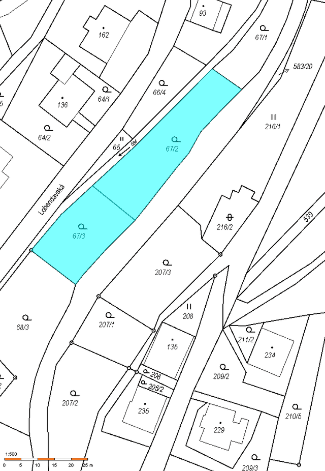 Prodeji pozemek 1065 m² určený k zástavbě Dolní Poustevna, okres Děčín