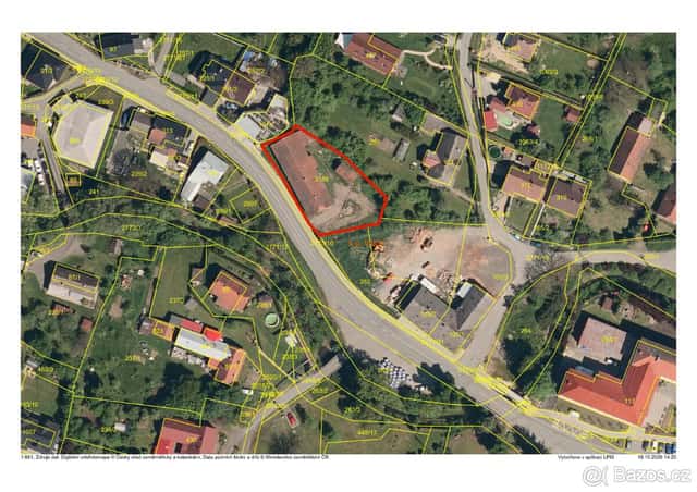 Prodej stavebního pozemku Vidče 1018 m², okres Vsetín