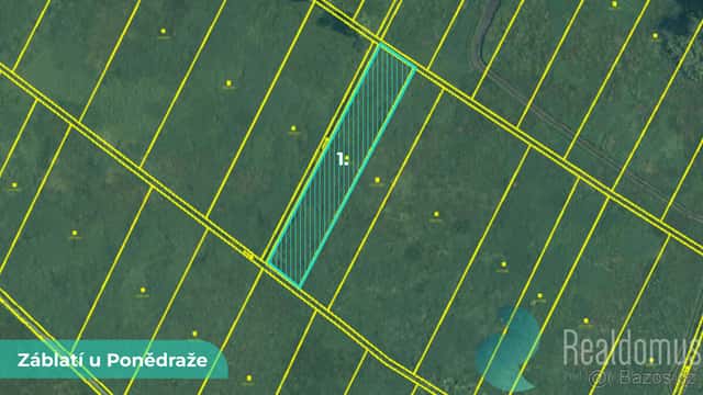 Trvalý travní porost 4195 m² – Záblatí u Ponědraže (LV 358), okres Jindřichův Hradec