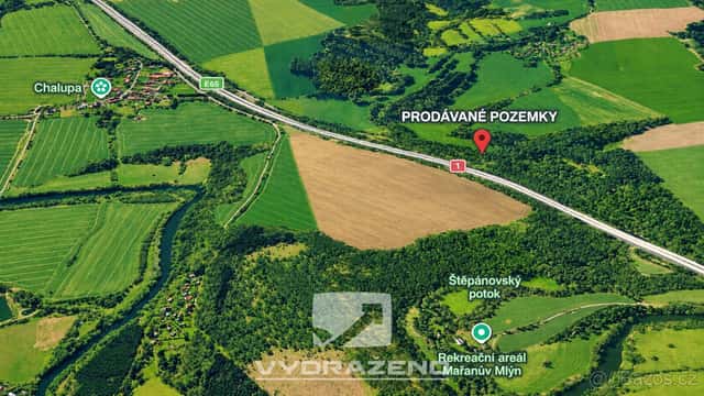 Pozemek (528 m2) - Soutice, Benešov, okres Benešov