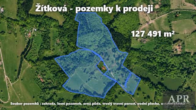 PRODEJ POZEMKŮ - ŽÍTKOVÁ, okres Uherské Hradiště