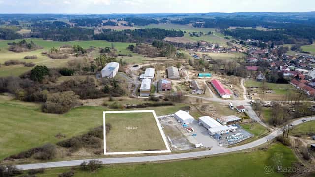 Na prodej komerční pozemek (3.464 m2),Trnava u Třebíče, okres Třebíč