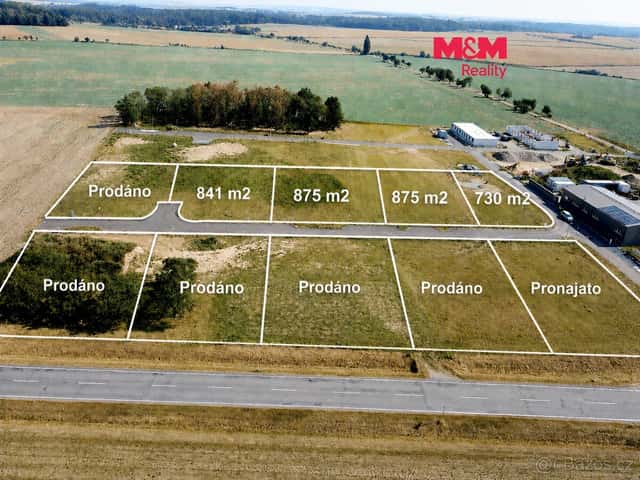 Prodej komerčního pozemku, 875 m², Valeč, okres Třebíč