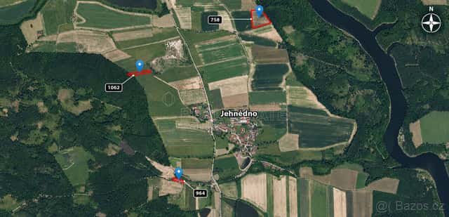 Prodej pole 26 614 m2 Jehnědno, Albrechtice nad Vltavou, okres Písek