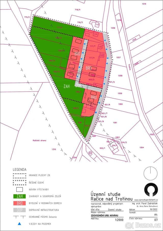 K prodeji pozemek o velikosti 5758 m²., okres Hradec Králové
