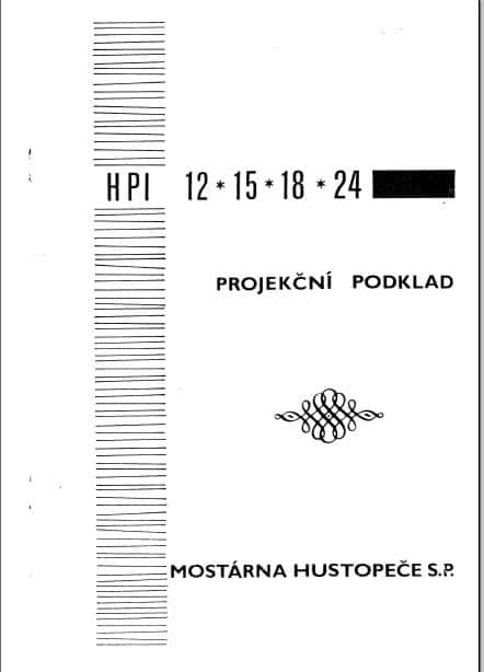 Prodám dokumentaci. Mostárny Hustopeče, okres Žďár nad Sázavou