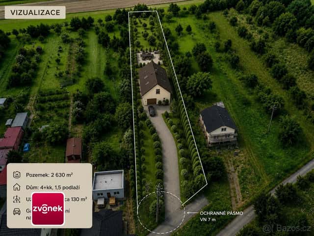 Prodej stavebního pozemku 2 630 m², Zlín - Lhotka, okres Zlín