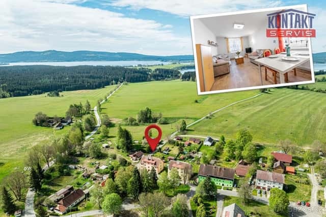 Prodej bytu 3+1 76 m², Černá v Pošumaví - Bližná, okres Český Krumlov