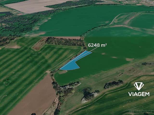 Pole 6 248 m², okres Pardubice