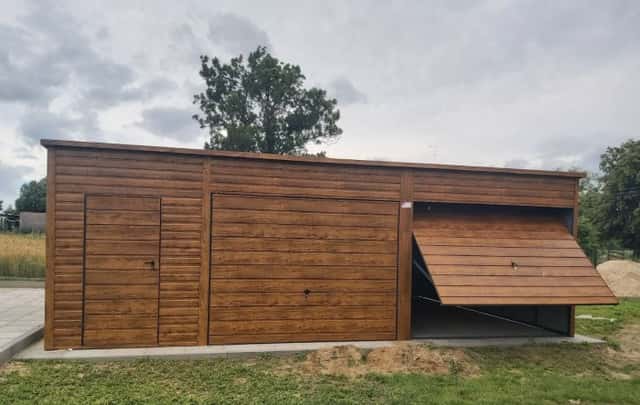 Plechová garáž 8x6, okres Olomouc