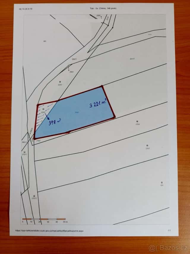 Prodej pozemku Munice u Hluboké n/Vlt., okres České Budějovice