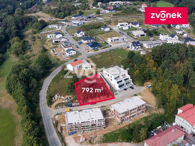Prodej stavebního pozemku 792 m², Březnice, ev.č. ZL04573, okres Zlín