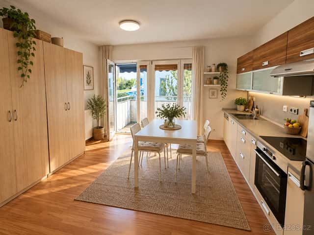 Pronájem útulného bytu 1+kk, 36 m² s terasou u centra Brna, okres Brno-město