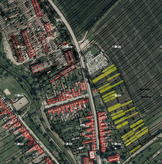 Prodej pozemků - Radějov u Strážnice, okres Hodonín
