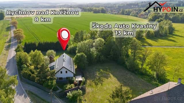 Rodinný dům 4+1 s rozlehlým pozemkem a budoucím potenciálem, okres Rychnov nad Kněžnou