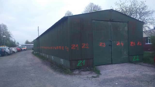 Plechová hala 186m2, 31x6m, okres Chrudim