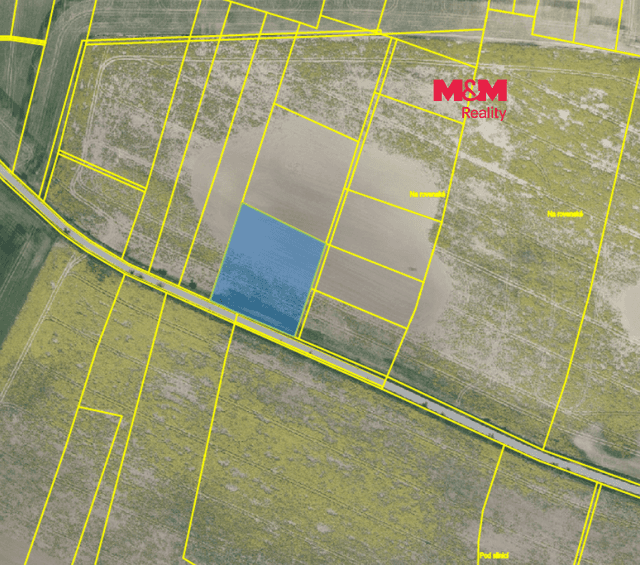 Prodej pole, 5390 m², Moravany, okres Pardubice