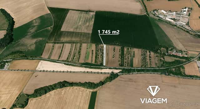 Zahrada 1 745 m², okres Prostějov