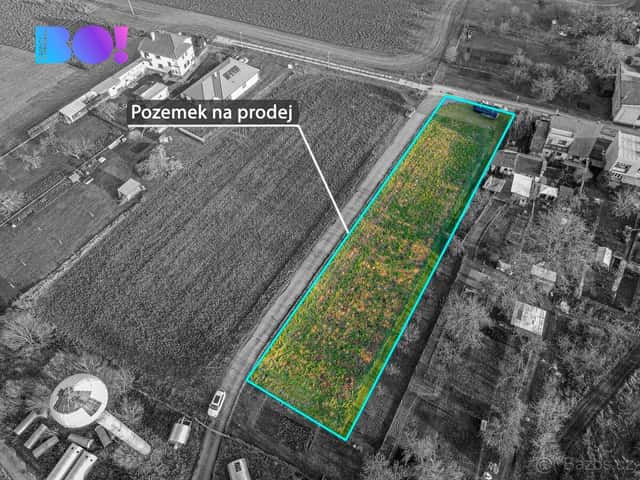 Prodej stavebního pozemku 2120 m², Kyselovice, okres Kroměříž