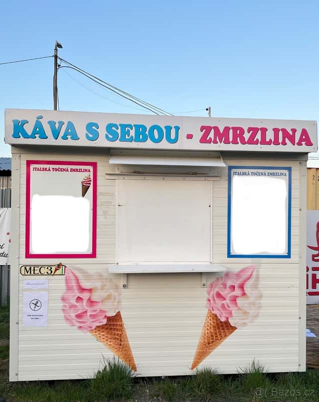 Zmrzlinový stánek, okres Cheb