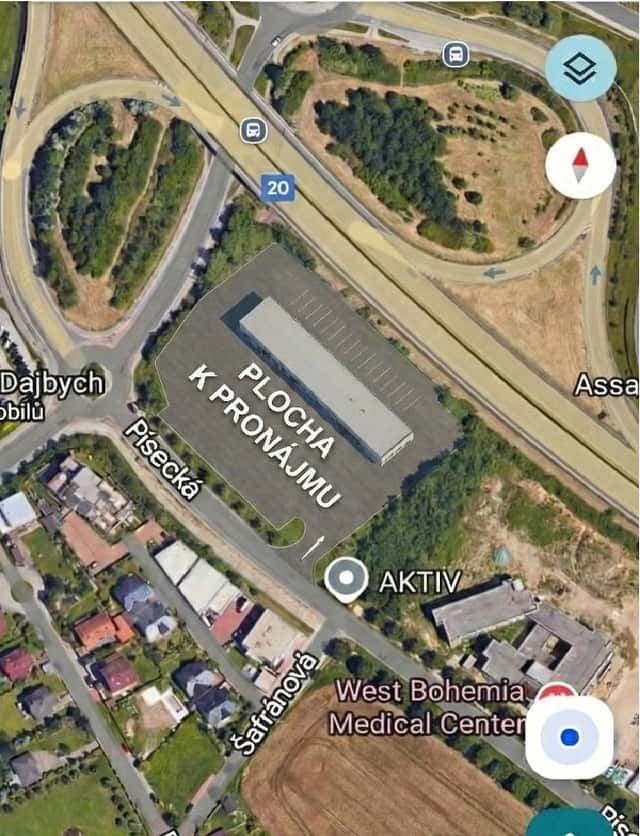 Obchodní plocha / Showroom 5.000 m² u D5, okres Plzeň-město