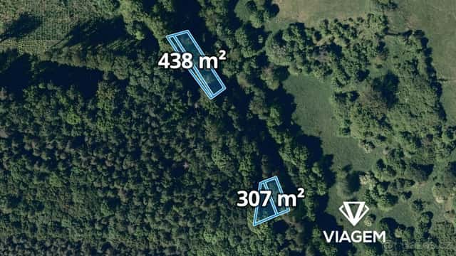 Les 2 135 m², okres Zlín