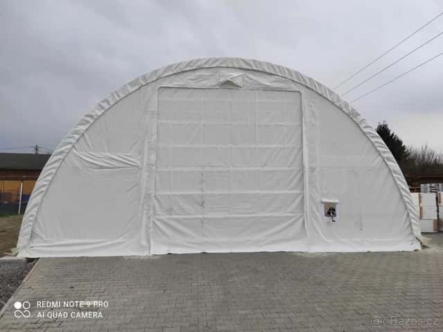 Plachtová montovaná hala - 9,15 x 16 x 4,5 - 900g - naviják, okres Benešov