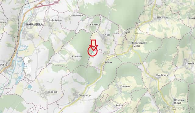 Prodej lesních pozemků k.ú. Šarovy, okres Zlín