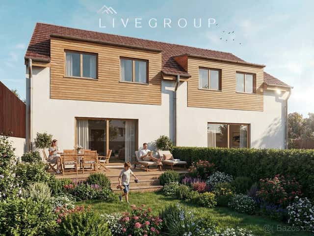 Prodej bytu 4+kk 113 m2 s terasou 44 m2 a zahradou 35 m2, Brno venkov, okres Brno-venkov