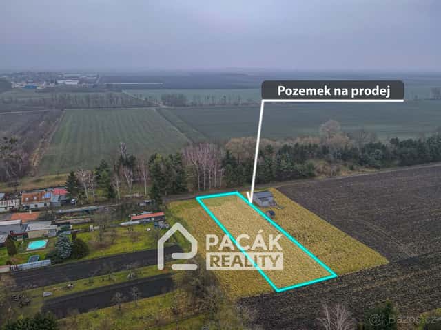 Prodej stavebního pozemku 1 525 m², Hrubčice - Otonovice, okres Prostějov