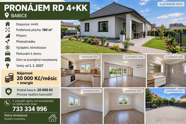 Pronájem bytu, okres Olomouc