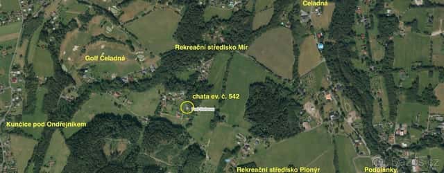 Stavební pozemek a chata Čeladná 3+1 cca 1300m, okres Frýdek-Místek