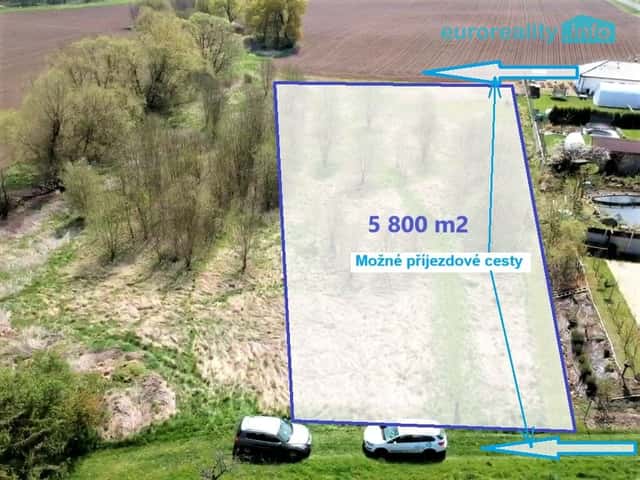 Prodej, stavební pozemek, 5800 m², Planá u M. Lázní, okres Tachov