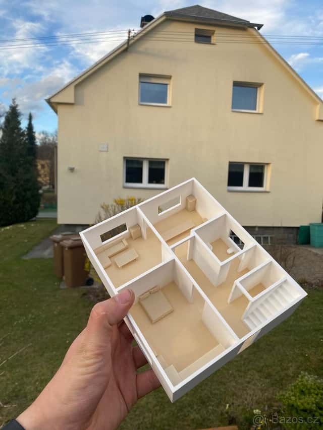 3D tištěné modely domů a bytů – prémiová prezentace nemovito, Praha 1