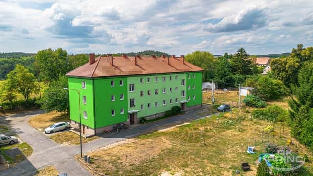 Prodej bytu 3+1 Dřevčice u Dubé, 70 M2, tři sklepy, zahrada, okres Česká Lípa