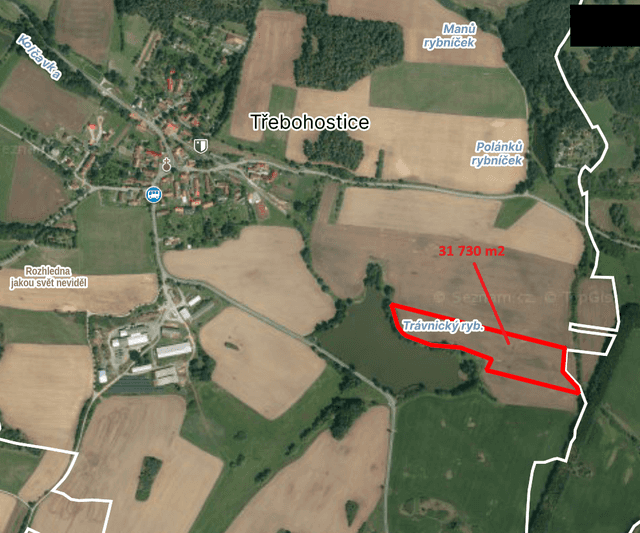 Prodej, Pole, 63 292 m², Třebohostice, okres Strakonice