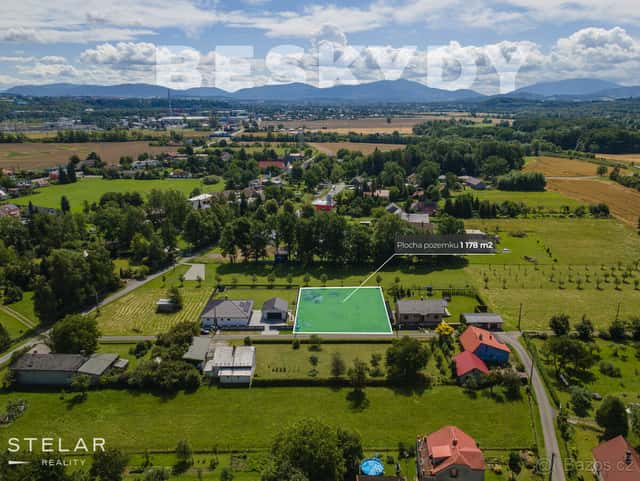 Prodej, stavební pozemek 1178 m2, Žabeň, okres Frýdek-Místek