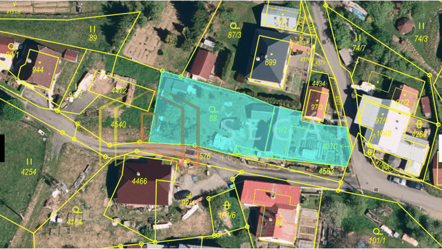 Prodej RD se zahradou Lidečko, stavební parcela, okres Vsetín