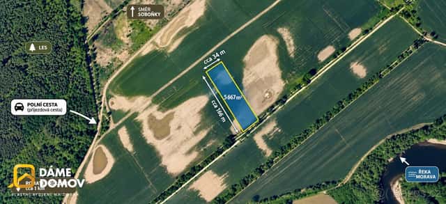 Prodej orné půdy 5 667 m², Rohatec – Panská šířavina, okres Hodonín