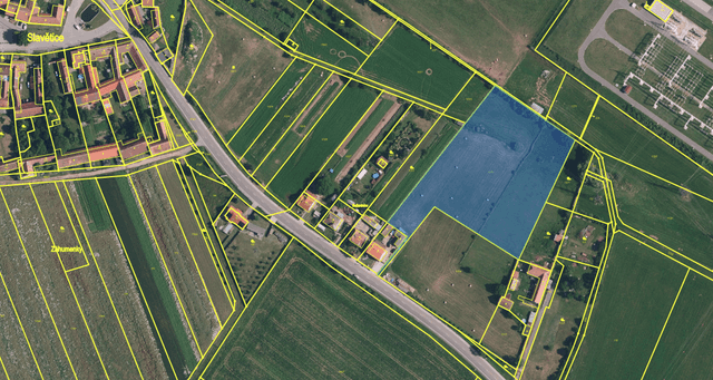 Prodám pozemek v k.ú. Slavětice JE Dukovany 1,5 km, okres Třebíč
