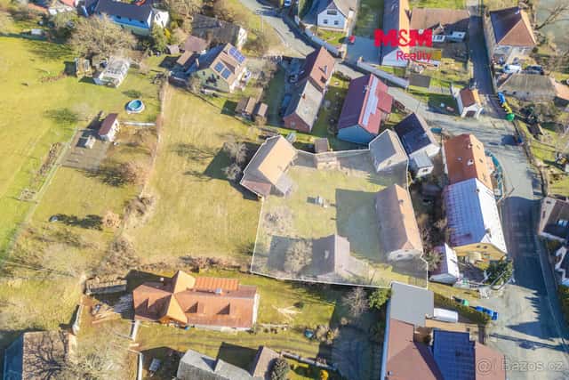 Prodej pozemku k bydlení, 1350 m², Klabava, ul. Klabava 24, okres Rokycany