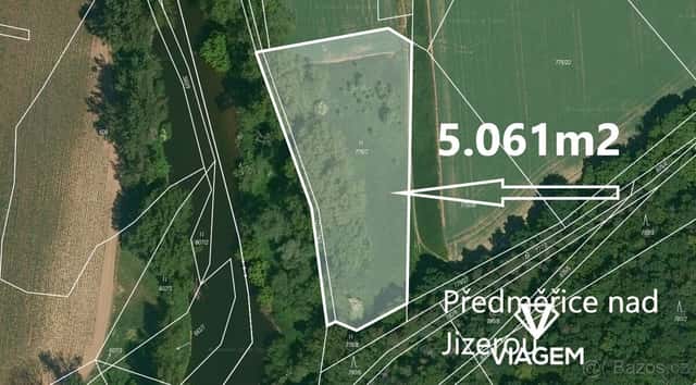 Pole 5 061 m², okres Mladá Boleslav