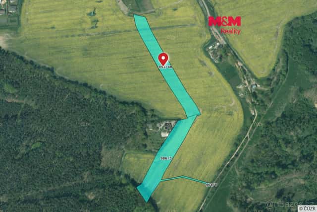 Prodej pole, 14579 m², Zruč-Senec, okres Plzeň-sever