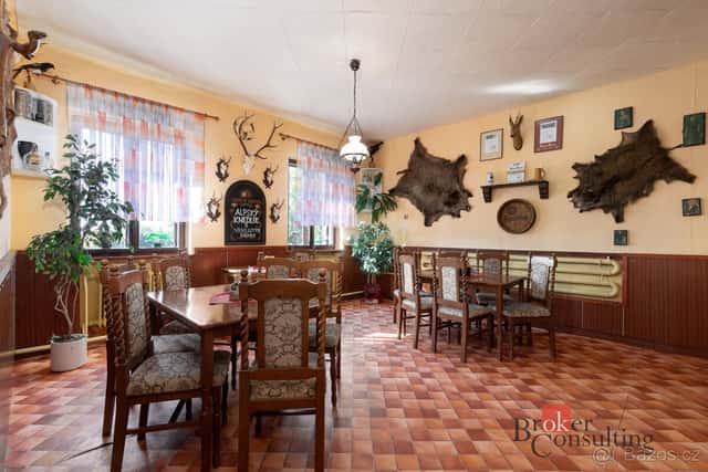Prodej, komerční/restaurace, 308 m2, Rešov 92, 79344 Horní M, okres Bruntál