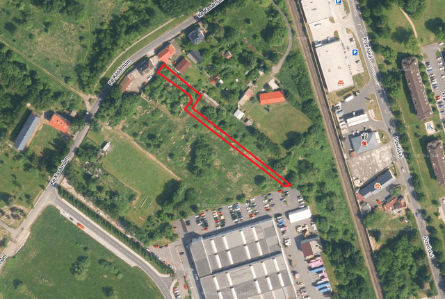 Investiční pozemek vhodný ke směně - 639 m2 - TOP, okres Cheb