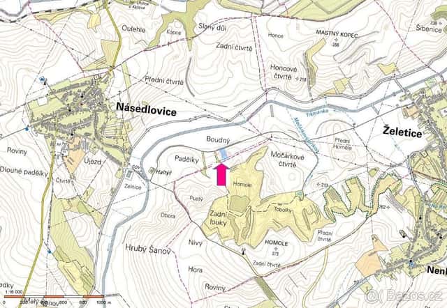 Zemědělská půda KÚ Násedlovice - 5788m2, Praha 4